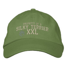 Property of a Silky Terrier Embroidered Hat