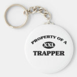 Property of a TRAPPER Key Chain