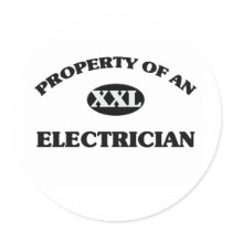 Property of an ELECTRICIAN Sticker