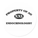 Property of an ENDOCRINOLOGIST stickers