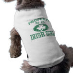 Property of an Irish Girl Dog T-shirt