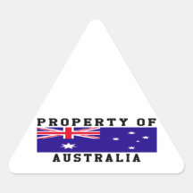 Property Of Australia Stickers