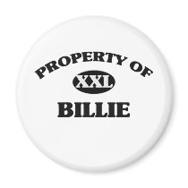 Property of BILLIE Fridge Magnet