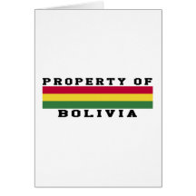 Property Of Bolivia Cards