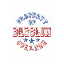 Property Of Breslin College Post Cards