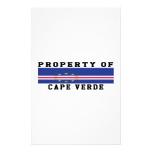 Property Of Cape Verde Stationery