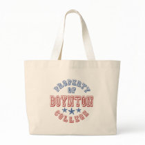 Property Of College Boynton Tote Bags