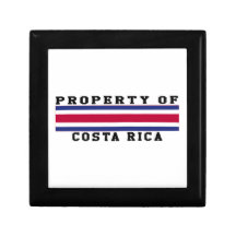 Property Of Costa Rica Jewelry Box