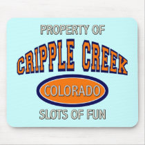 PROPERTY OF CRIPPLE CREEK COLORADO MOUSE PAD