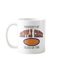 PROPERTY OF CRIPPLE CREEK COLORADO MUGS