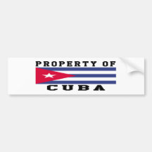 Property Of Cuba Bumper Sticker