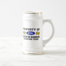 Property of Dishwasher Drinking Team Coffee Mugs