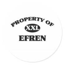 Property of EFREN Sticker