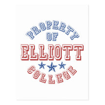 Property Of Elliott College Post Cards
