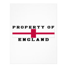 Property Of England Customized Letterhead