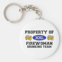 Property of Firewoman Drinking Team Key Chains