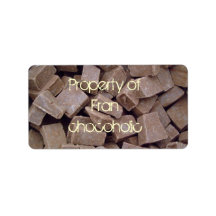 Property of Franchocoholic Personalized Address Label