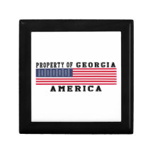 Property Of Georgia Jewelry Box