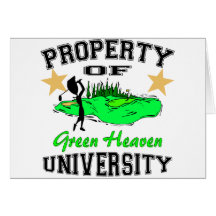 Property Of Golfer University Card