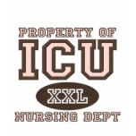 Property Of ICU Nurse Hoodie t-shirts