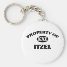 Property of ITZEL Keychain