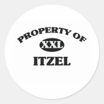 Property of ITZEL Sticker
