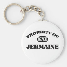 Property of JERMAINE Keychains
