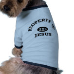 Property of Jesus christian apparel gifts Pet Clothes