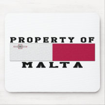 Property Of Malta Mouse Pad