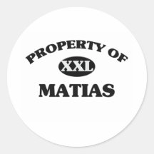 Property of MATIAS Sticker