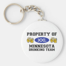 Property of Minnesota Drinking Team Keychains