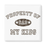 Property of My Kids Refrigerator Magnets