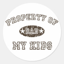 Property of My Kids Sticker