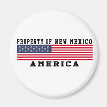 Property Of New Mexico Magnets