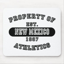 Property of New Mexico shirts Mousepads