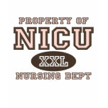 Property Of NICU Nurse Distressed Tee t-shirts