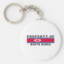 Property Of North Korea Keychain