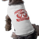 Property of Pi University Pet T-shirt