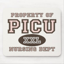 Property of PICU Nursing Department Mousepad