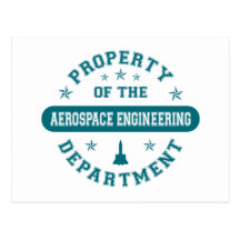 Property of the Aerospace Engineering Department Postcards