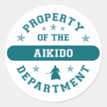 Property of the Aikido Department Stickers