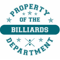 Property of the Billiards Department Photo Cutouts