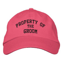 Property of the Bride - Embroidered Wedding Hats Embroidered Hat