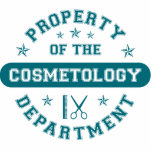 Property of the Cosmetology Department photo sculptures