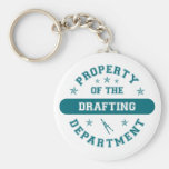 Property of the Drafting Department Keychains