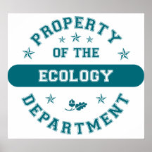 Property of the Ecology Department Poster