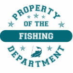 Property of the Fishing Department Photo Cutouts