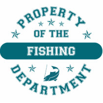 Property of the Fishing Department Photo Cutouts