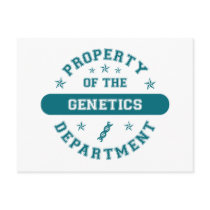 Property of the Genetics Department Post Cards