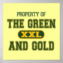 Property of The Green and Gold1 Print